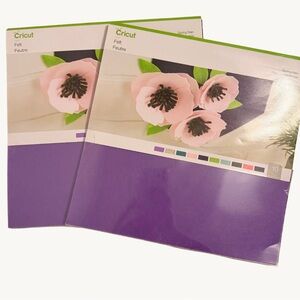 Set of Two New Cricut Felt Sampler Packs - Spring Rain Collection